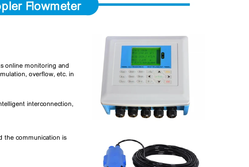 Ultrasonic Doppler Flow Meter
